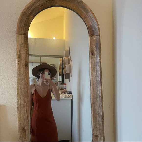 Indah Dresses & Skirts - Indah Rust Midi Dress